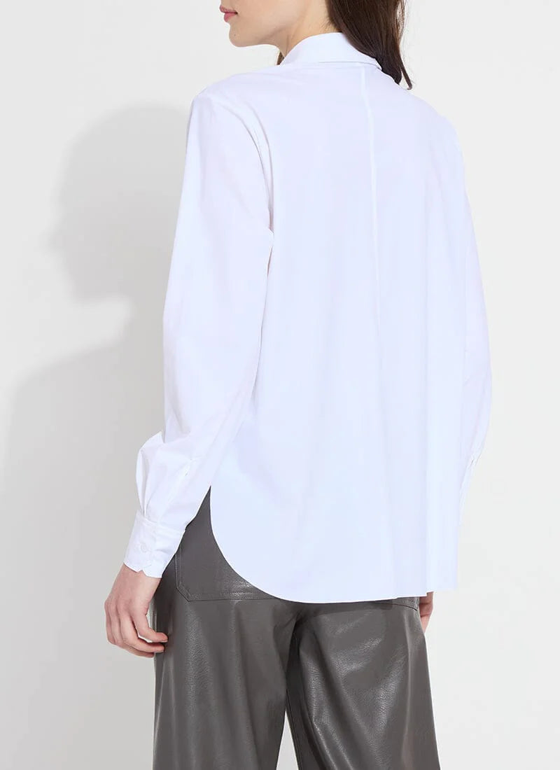 Connie Micro Beaded Shirt for Women - Elegant White Blouse with Beaded Details | Perfect for Parties, Weddings & Special Occasions