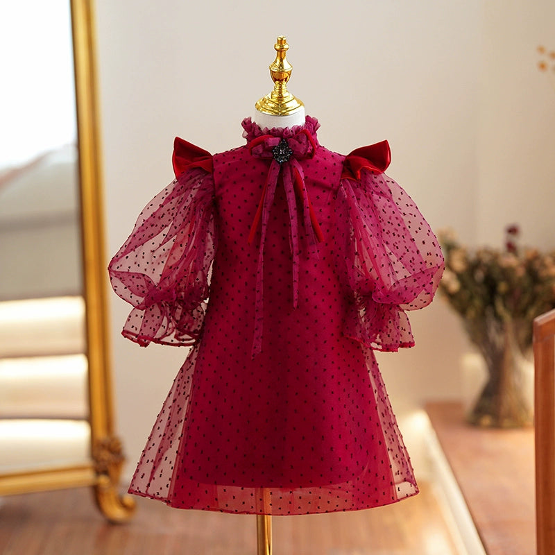 Adorable Christmas Baby Girl Dress - Toddler Pageant & Birthday Party Princess Gown for Holiday Photos & Special Occasions
