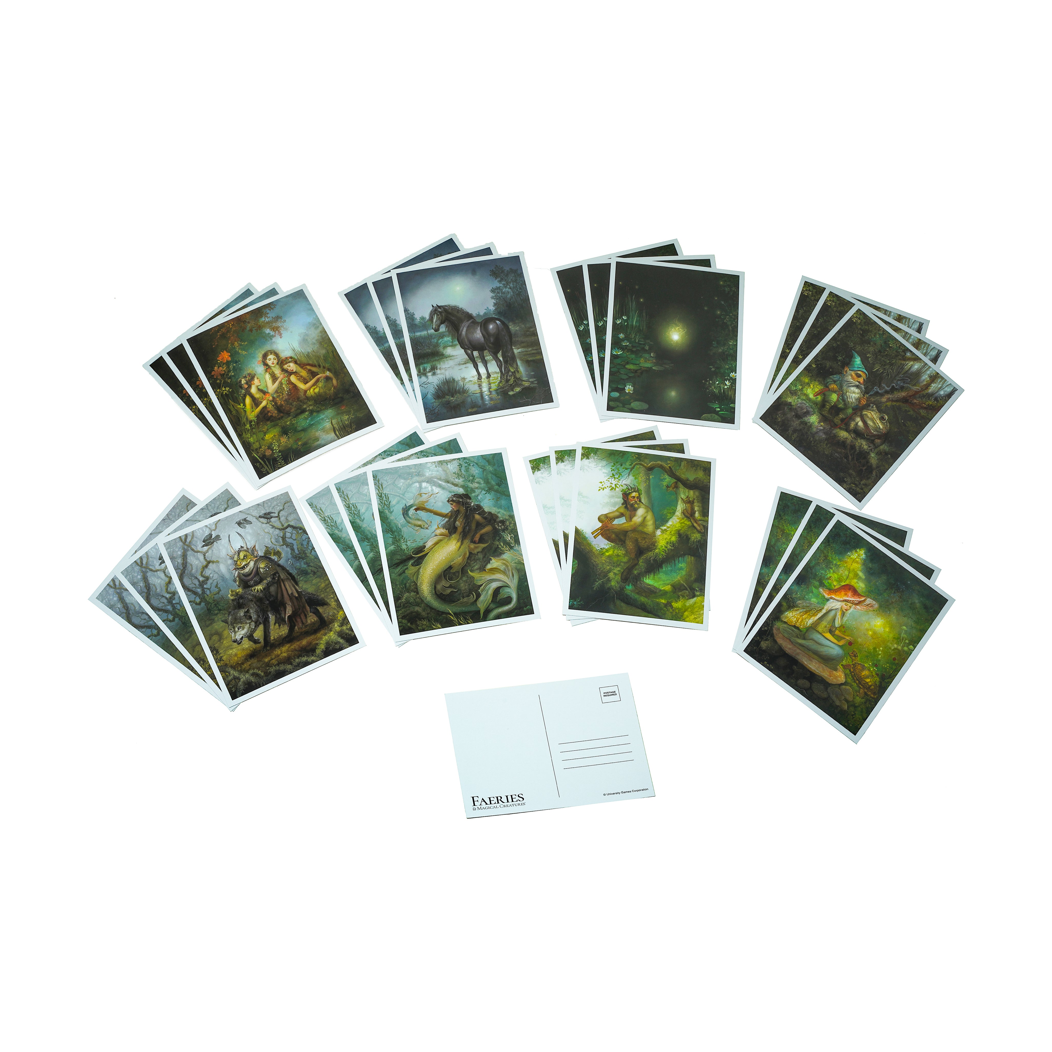 Annie Stegg Gerard's Enchanted Faeries & Magical Creatures Postcard Set - Fantasy Art Collection for Home Decor, Scrapbooking & Gift Giving