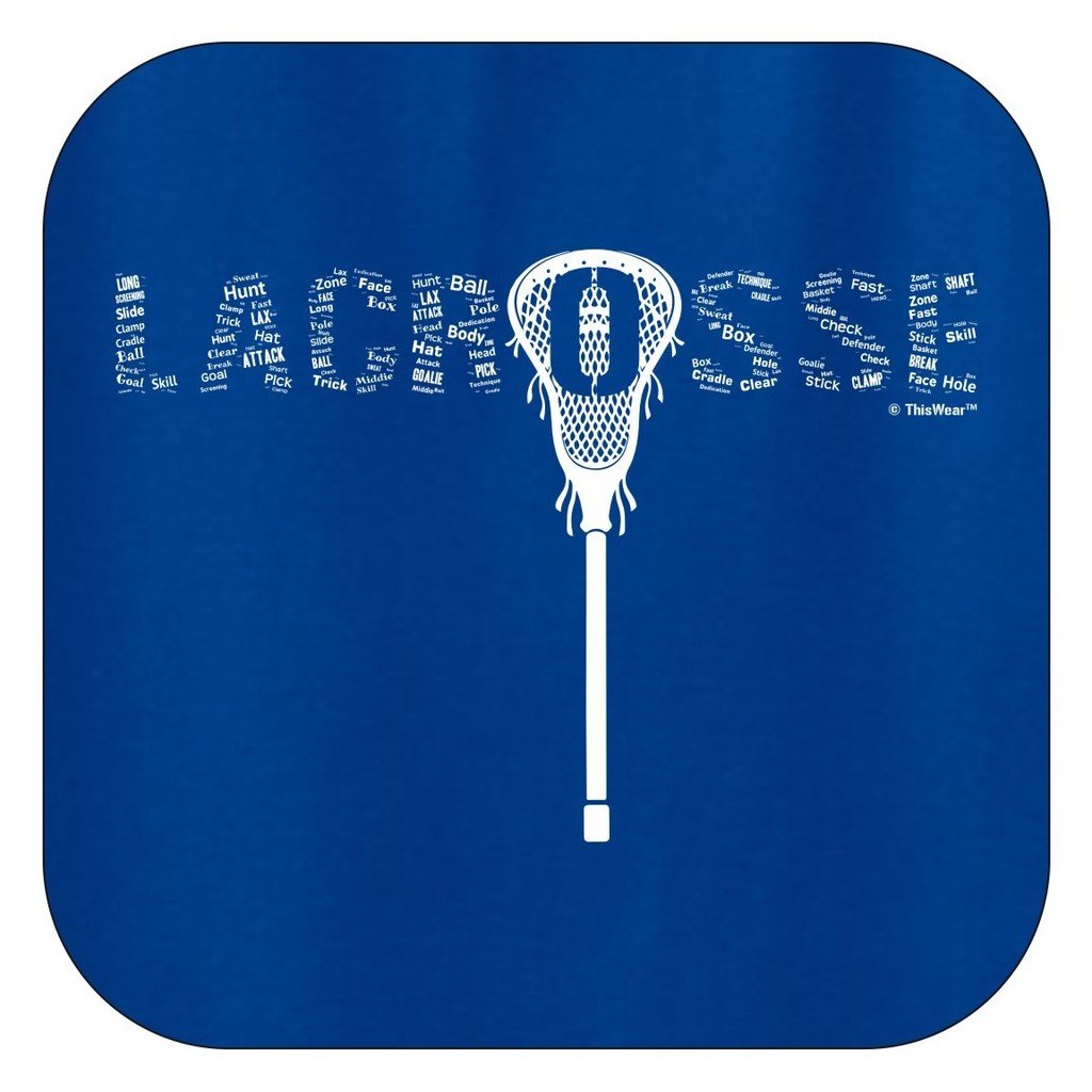 Lacrosse Word Collage T-Shirt - Perfect Gift for Lacrosse Players & Fans - Ideal for Games, Practice & Fan Events