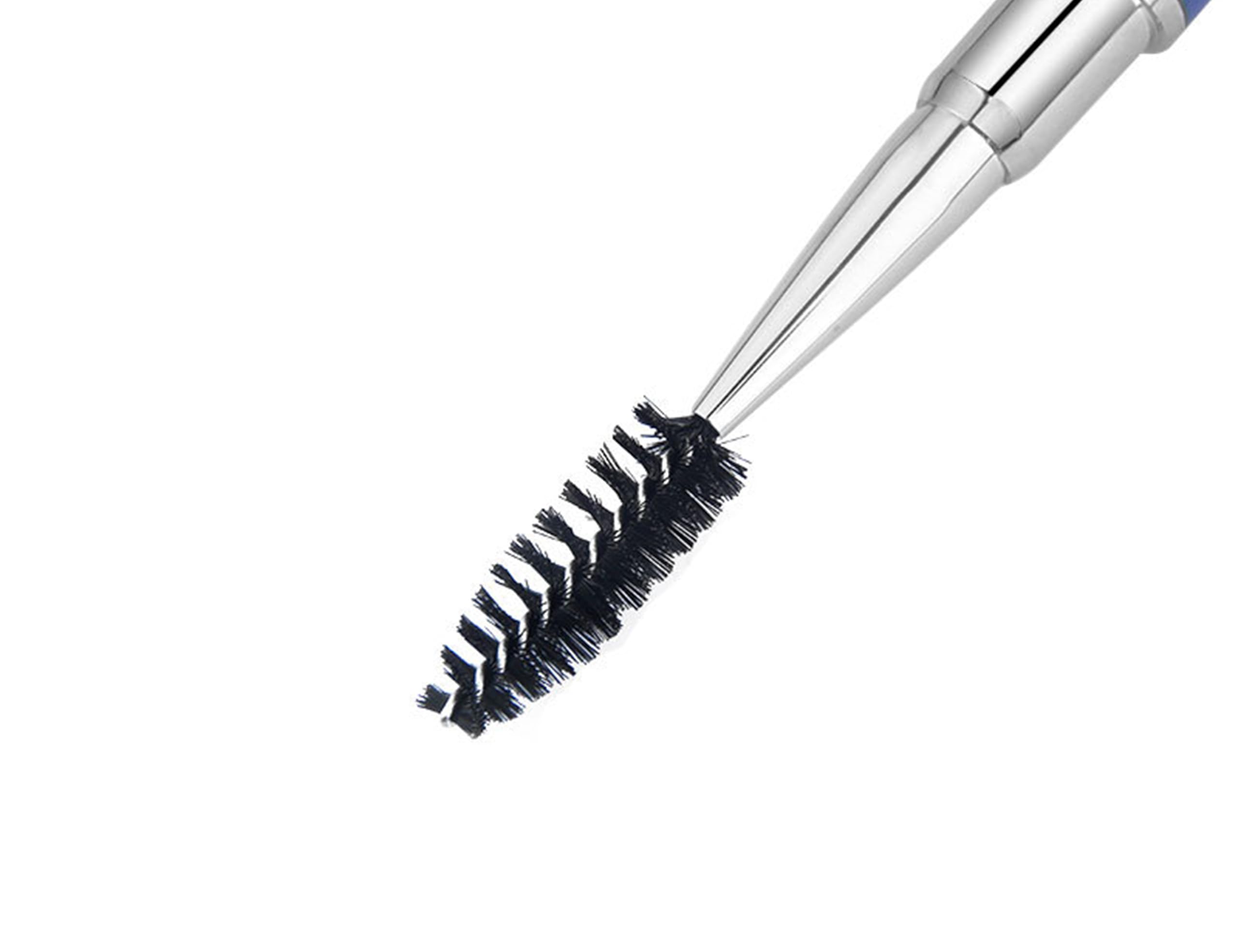 2PCS Pink Mascara Brushes & Eyebrow Eyelash Applicators - Portable Cosmetic Wands with Caps for Eyelash Extensions, Eyebrow Grooming - Perfect for Makeup Artists, Home Use & Travel Beauty Kits
