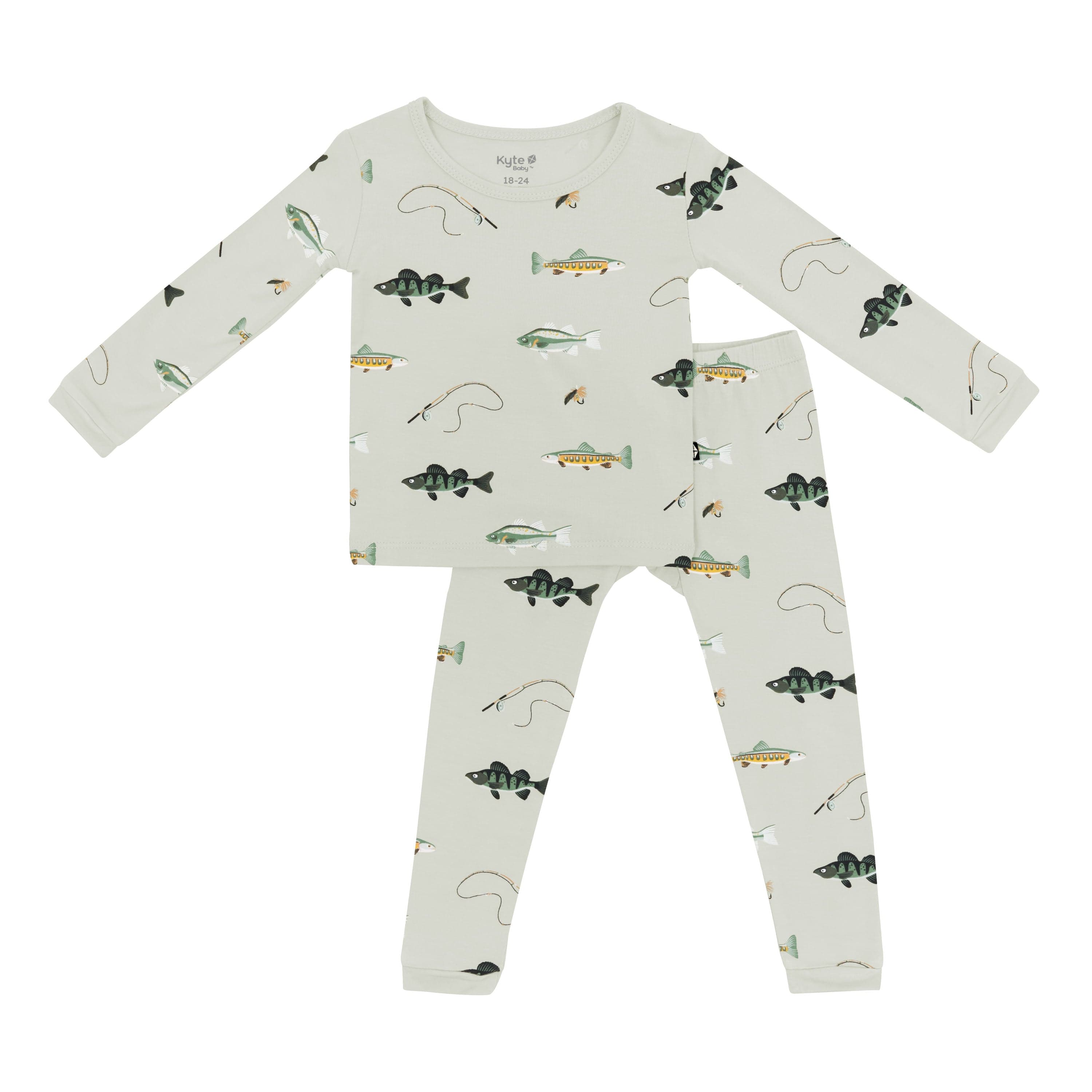 Comfortable Long Sleeve Pajamas for Men & Women - Soft Cotton Sleepwear for Fishing Enthusiasts - Perfect for Camping, Outdoor Adventures & Cozy Nights