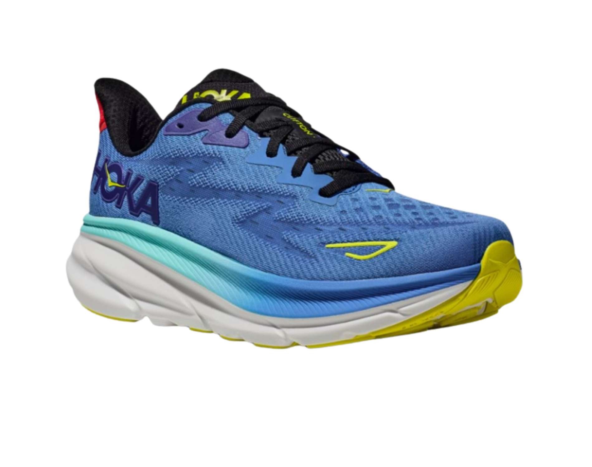 Hoka One One Clifton 9 Men's Running Shoes - Lightweight Cushioned Road Running Sneakers for Marathon Training & Daily Jogging