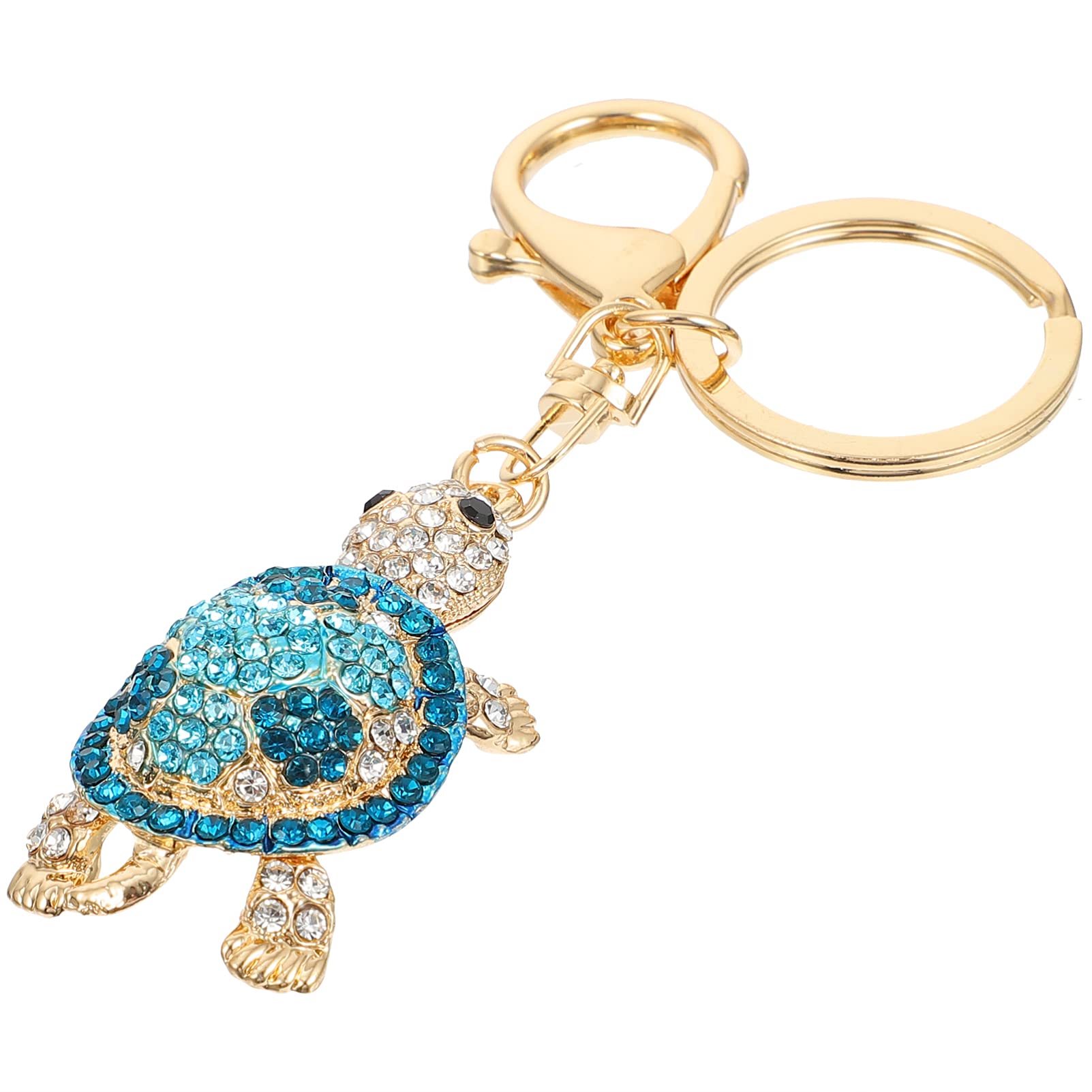 SOIMISS Crystal Diamond Tortoise Keychain - Cute Cartoon Turtle Key Ring for Women, Best Friend Gift, Handbag & Backpack Accessory (Perfect for Keychains, Purse Charms, Gifts)