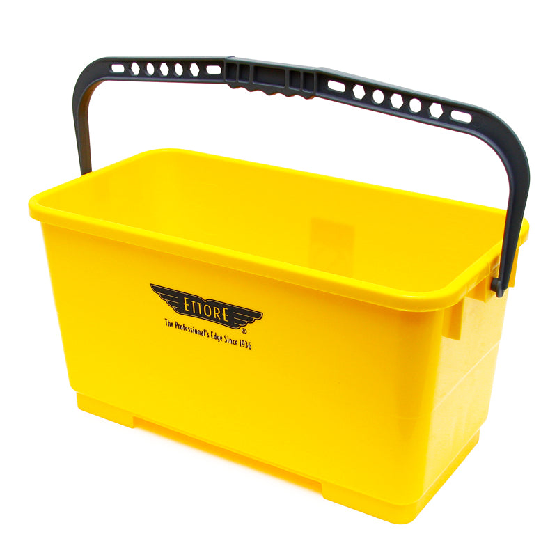 Ettore Super Bucket - 3.5 Gallon Heavy Duty Plastic Cleaning Bucket with Reinforced Handle for Mops, Car Washing, Floor Cleaning & Household Chores