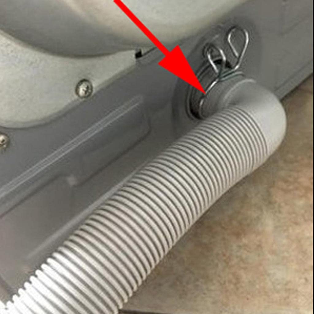 Heavy-Duty Washing Machine Drain Hose with Elbow Connector - 2.5m Flexible Discharge Pipe for Laundry Room & RV Use