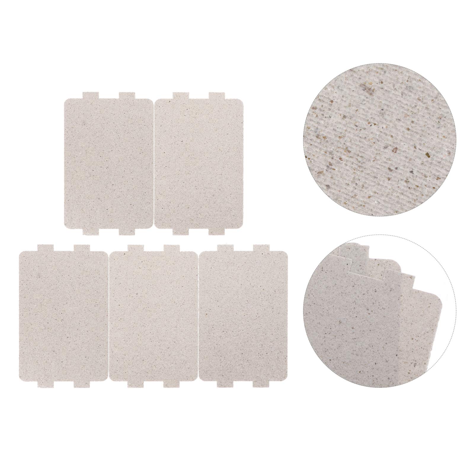 DECHOUS 3-Pack Microwave Oven Waveform Insulation Sheets - Replacement Parts (5pcs x 3) - Heat Resistant & Customizable for Easy DIY Installation - Perfect for Microwave Repair & Maintenance