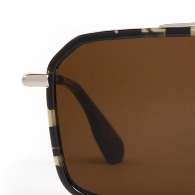 Summit Silver & Tortuga Noir Sunglasses - Polarized UV Protection for Men & Women - Perfect for Outdoor Sports, Driving, and Beach Vacations