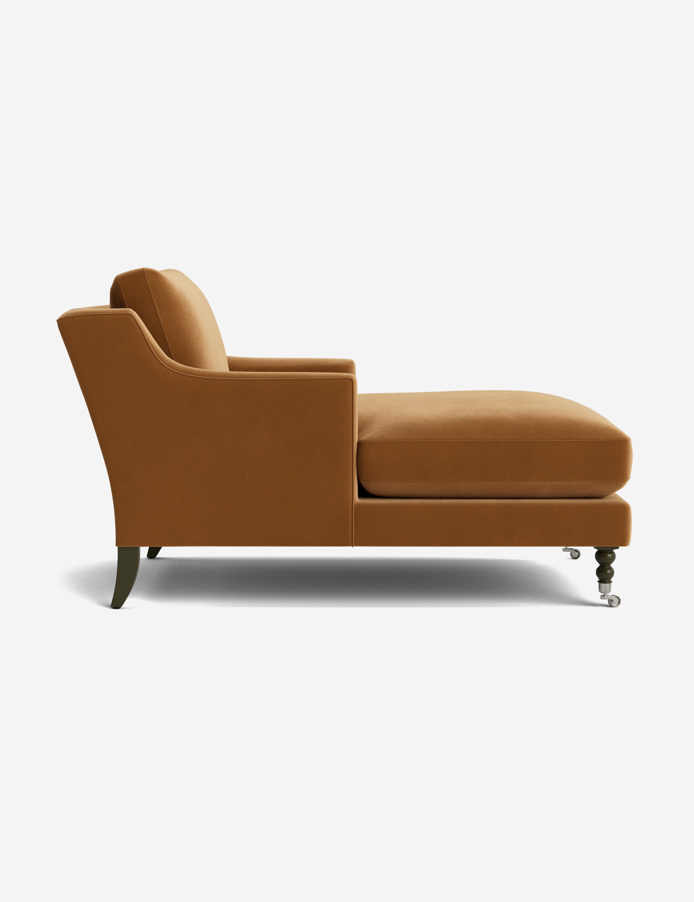 Fabienne Chaise Lounge Chair - Modern Accent Chair for Living Room, Bedroom & Office - Stylish Mid-Century Design with Upholstered Seat & Wooden Legs - Perfect for Relaxing, Reading & Decor