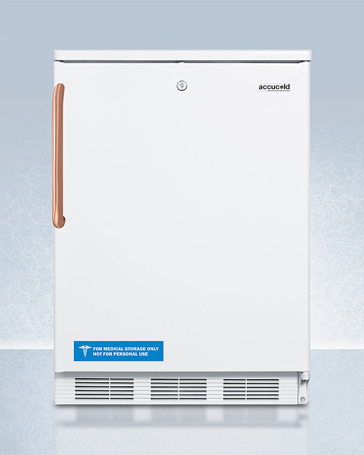 Accucold 24-Inch Wide All Refrigerator with Antimicrobial Pure Copper Handle FF7LWTBC - Perfect for Home, Office, or Commercial Use