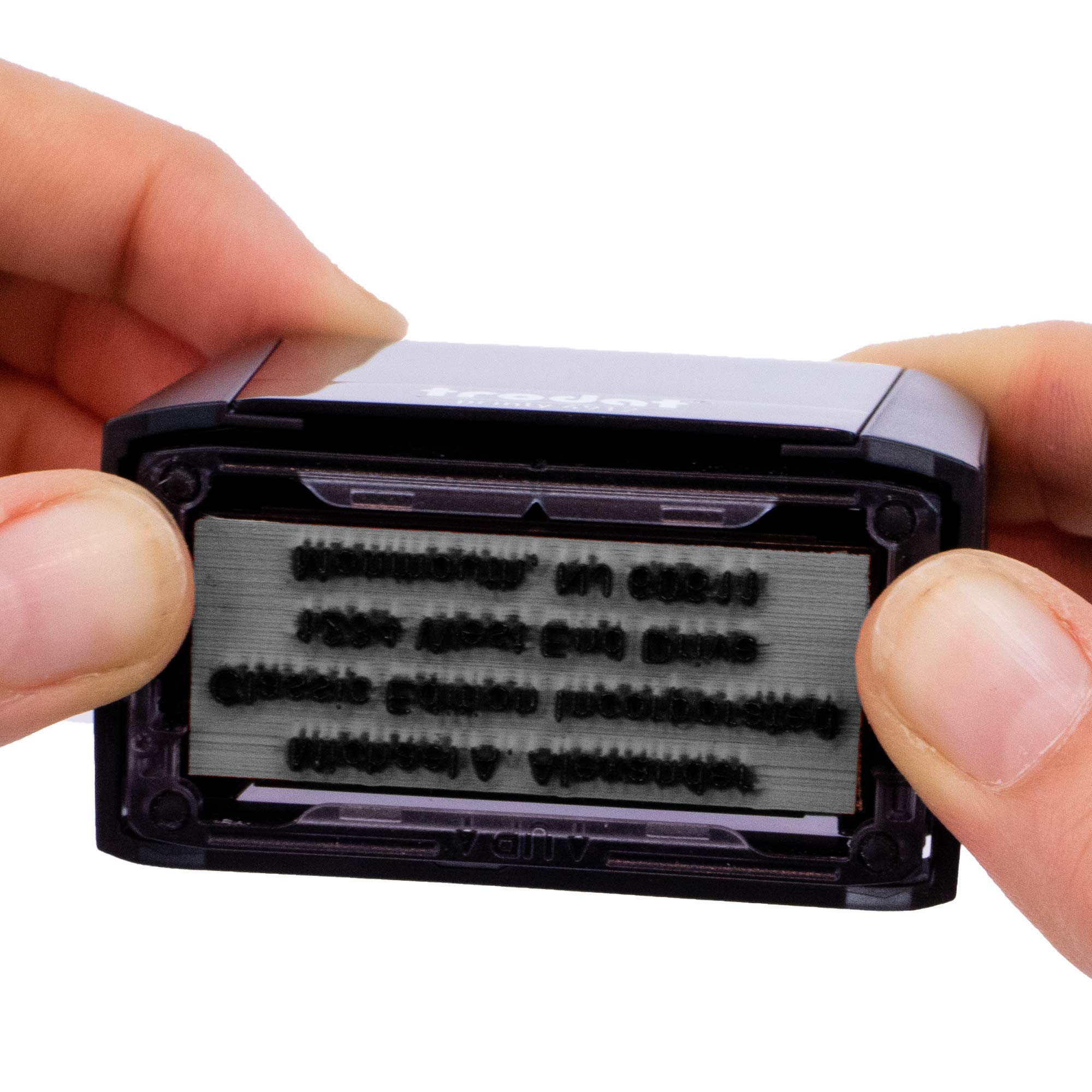 Rhode Island Personalized Rectangular Self-Inking Notary Stamp - Custom State Notary Seal | Meets RI Government Requirements | Perfect for Legal Documents, Contracts & Notarizations