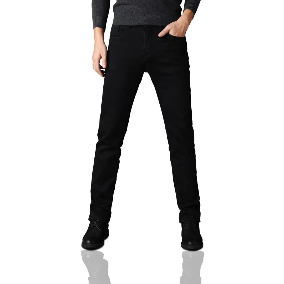Best Black Skinny Jeans for Men - Fade Resistant & Non-Wash Out Denim Pants | Perfect for Casual Wear, Night Out & Street Style Fashion
