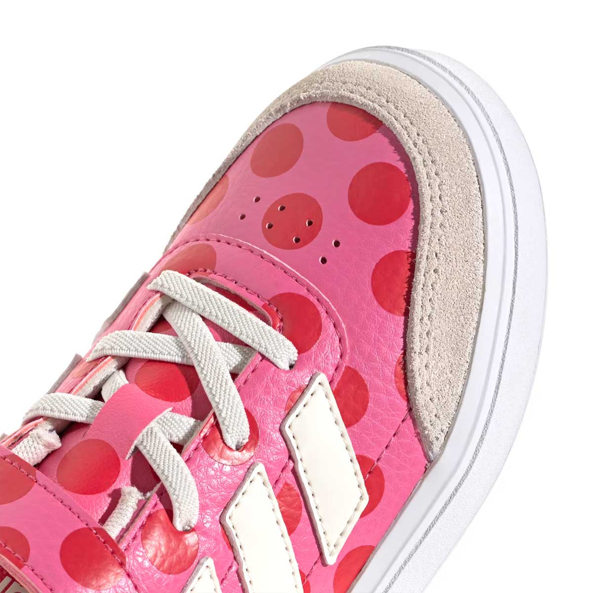 Disney Minnie Mouse Kids Court Block Sneakers - Pink Fusion Off White | Comfortable & Stylish for School, Play & Everyday Wear