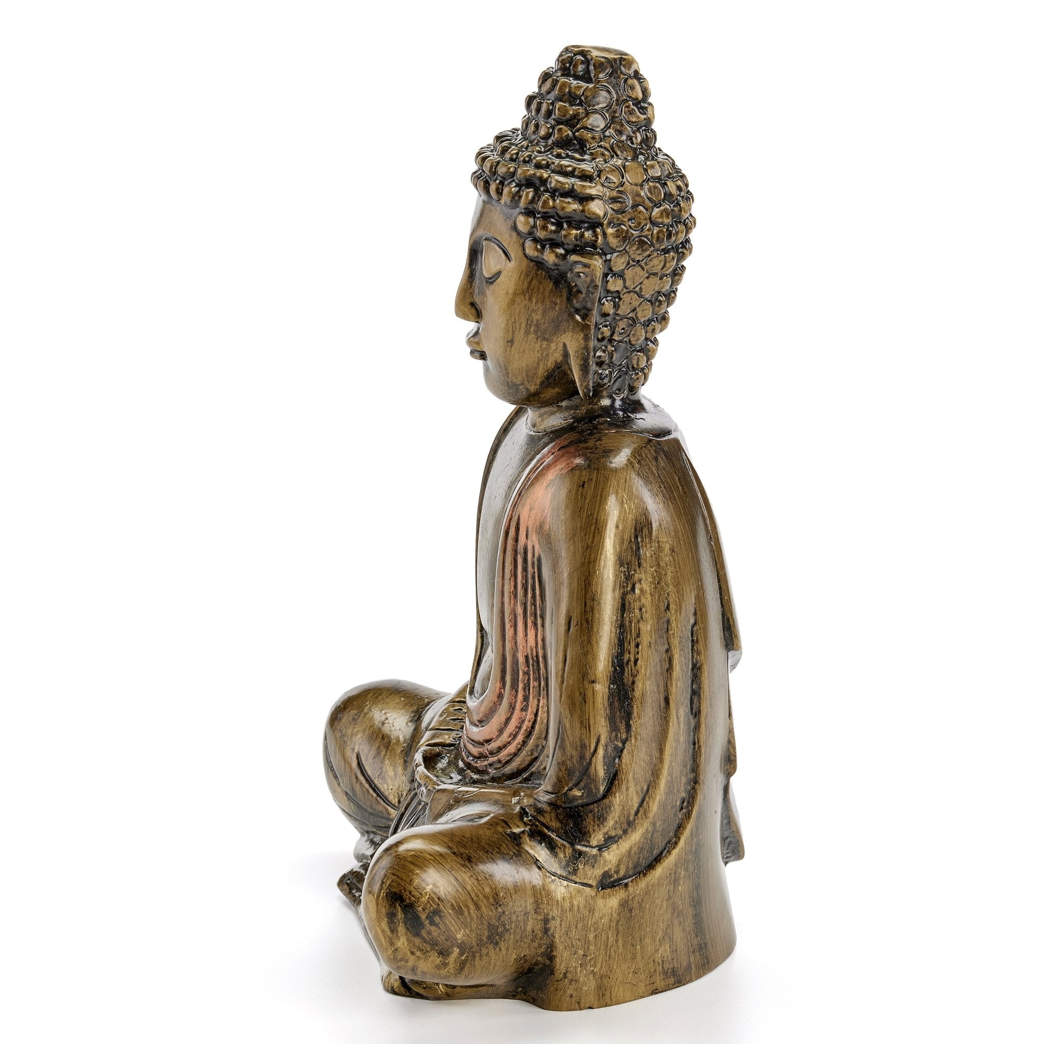 Handcrafted Meditating Buddha Statue - Serene Home Decor for Yoga, Meditation & Zen Spaces - Perfect for Living Room, Office & Garden