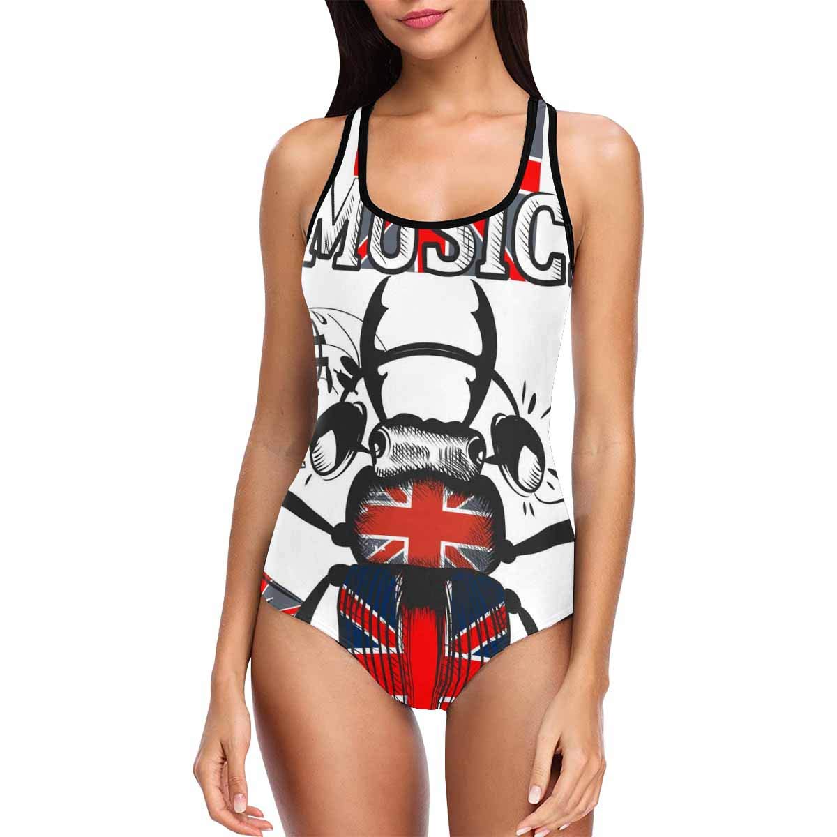 InterestPrint Cosmic Landscapes One Piece High Waist Swimwear Tank Top - Women's Flattering Bathing Suit for Beach, Pool & Summer Vacations