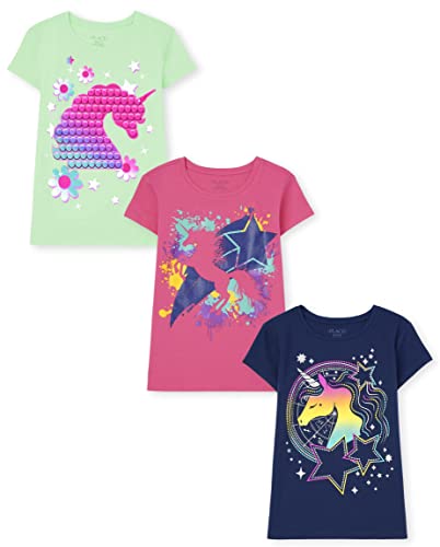 Unicorn Stars/Flowers 3-pack
