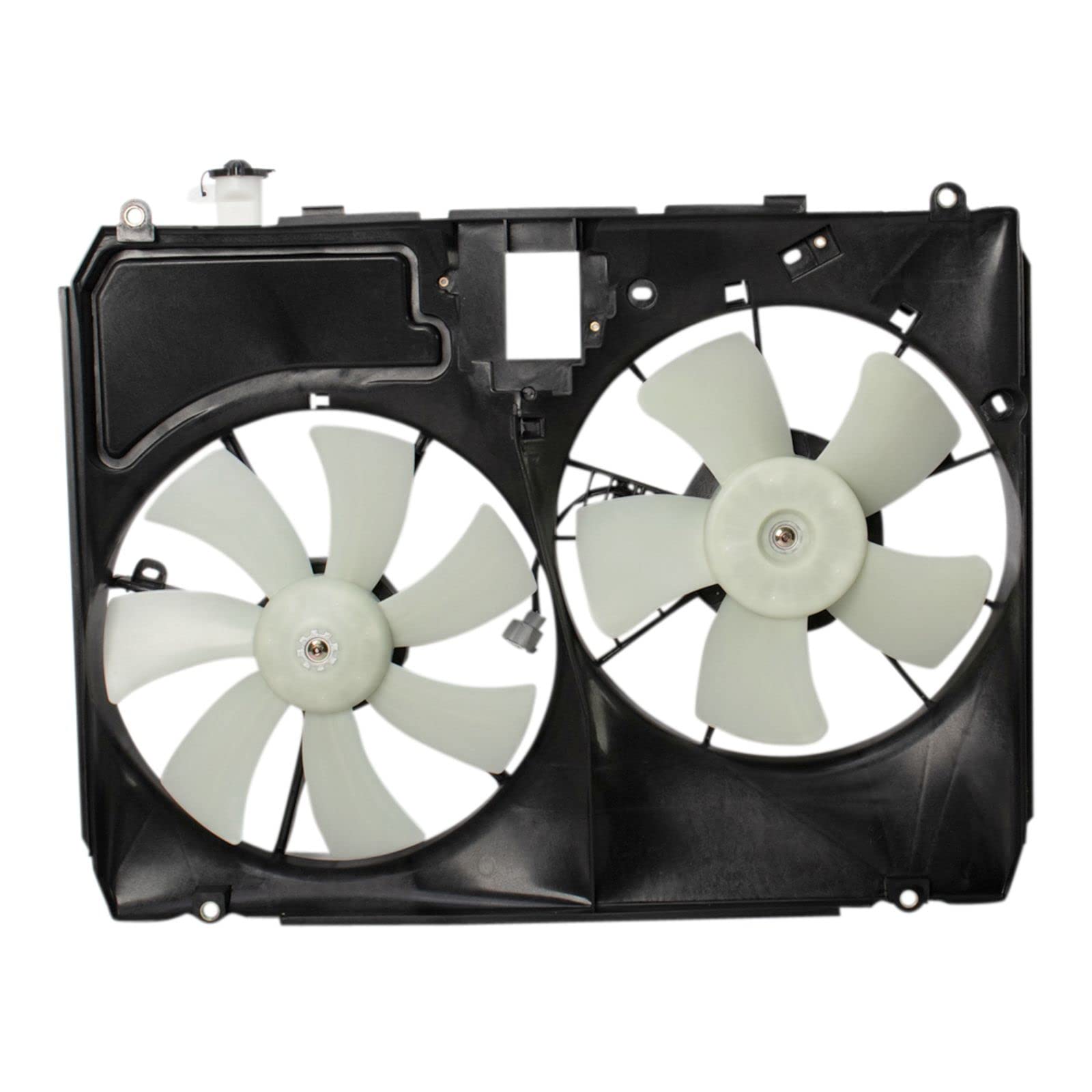 High Performance Radiator Dual Cooling Fan Assembly Compatible with 2004-2005 Toyota Sienna - TO3115134 Replacement Part - Perfect for Overheating Prevention & Engine Cooling in Hot Climates