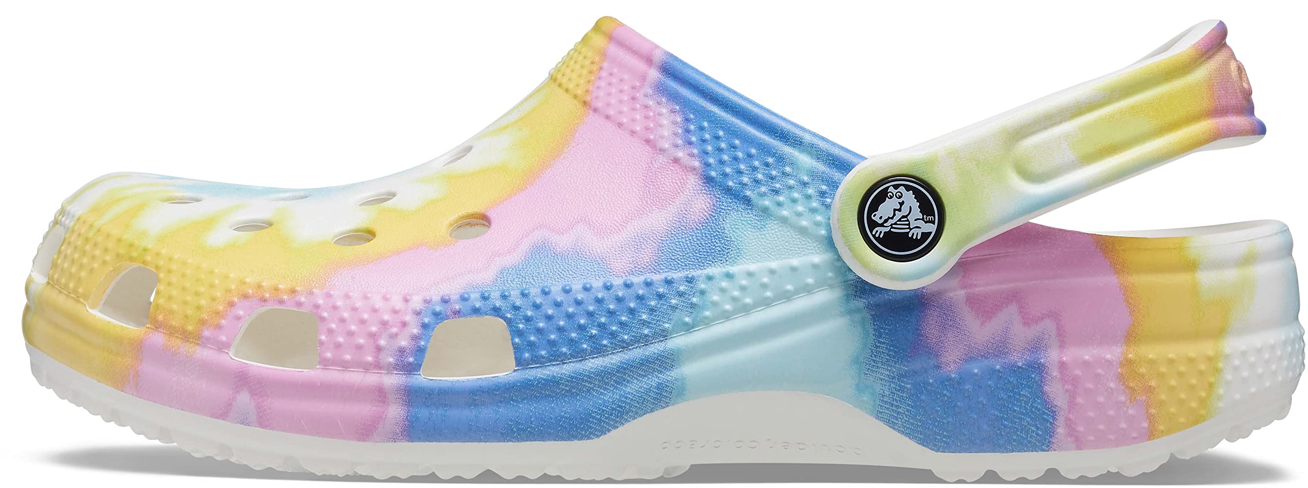 Crocs Classic Solar Rainbow Clogs | Comfortable & Lightweight Slip-On Shoes for Men, Women & Kids | Perfect for Beach, Pool, Garden & Casual Wear