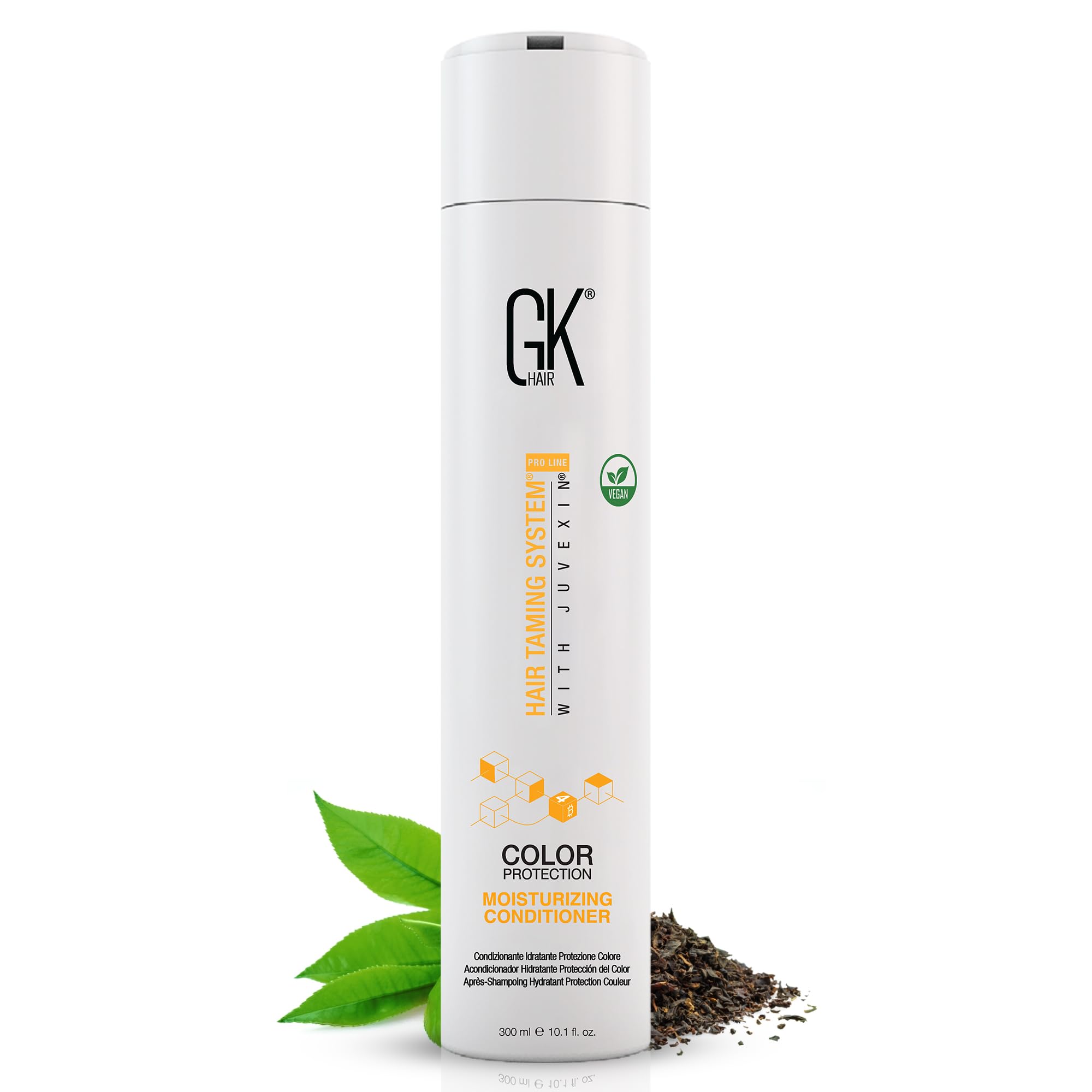 GK HAIR Hydrate Moisturizing Conditioner with Argan Oil & Keratin - Deep Conditioning Treatment for Dry, Damaged & Color-Treated Hair - Frizz Control & Smoothing for All Hair Types - Sulfate-Free Formula for Women & Men (10.1 oz) - Perfect for Daily Hair Care & Salon-Quality Results at Home
