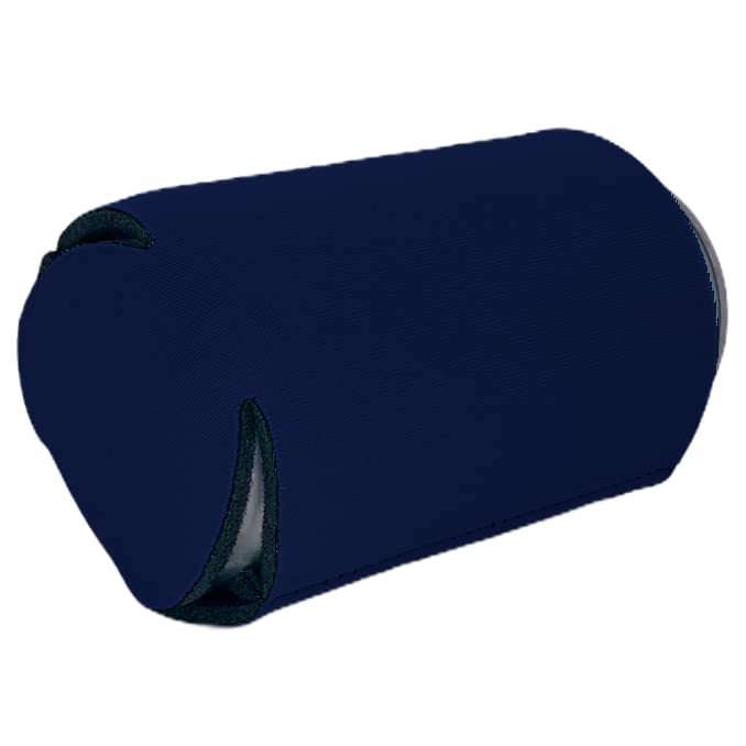 12 Pack Navy Blank Foam Collapsible Can Coolers - Insulated Beer Sleeves for Parties, BBQs, and Outdoor Events - Reusable & Collapsible Design for Easy Storage