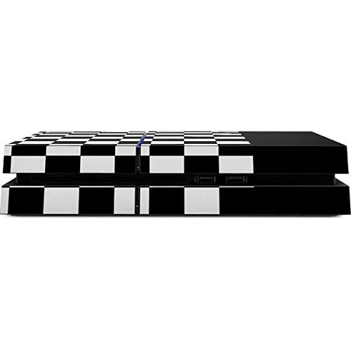 Custom PS4 Console Skin - Checkerboard Split Design Gaming Decal for Playstation 4 | Perfect for Gaming Setups & Personalized Decor