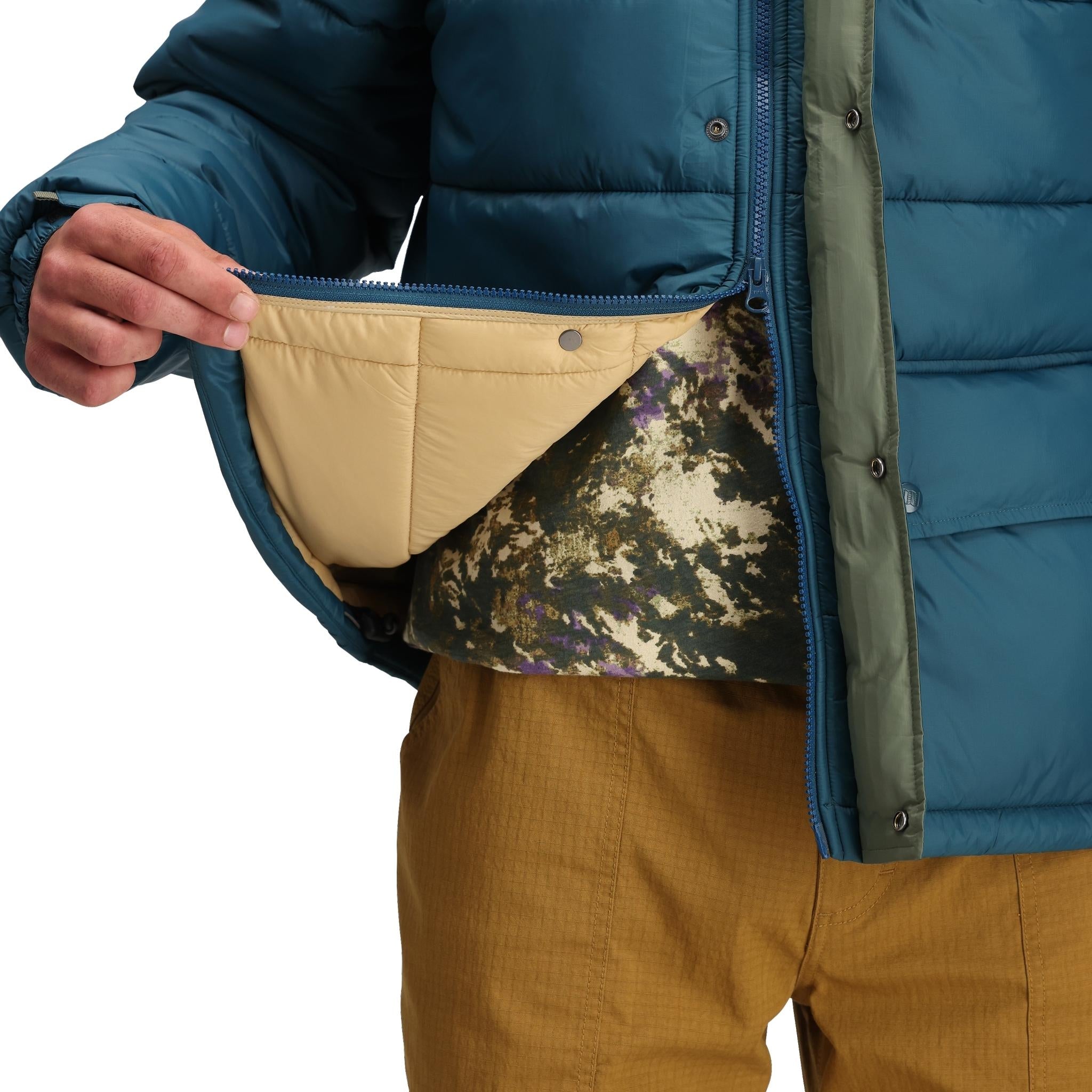 Retro Ridge Puffer Jacket for Men - Vintage Style Winter Coat, Lightweight Warm Quilted Outerwear - Perfect for Skiing, Hiking & Cold Weather Activities (Final Sale)