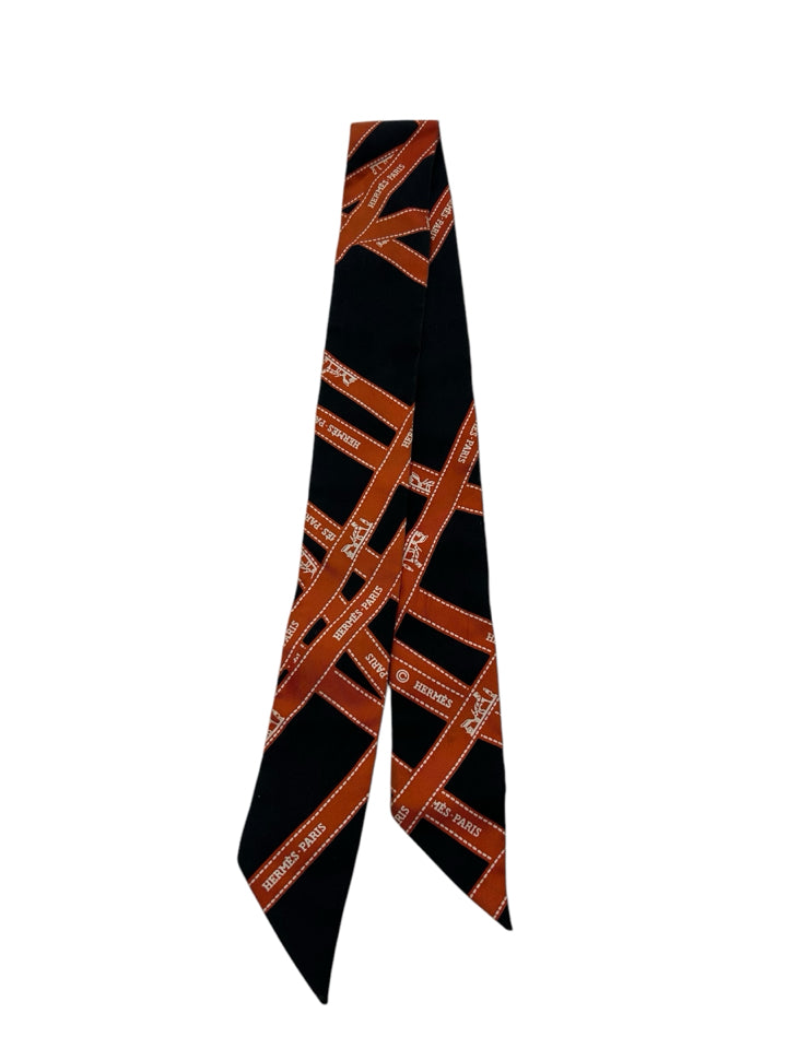 Hermes Silk Twilly Scarf - Luxury Fashion Accessory for Women, Perfect for Handbags, Hats & Hair Styling - Elegant Gift for Her