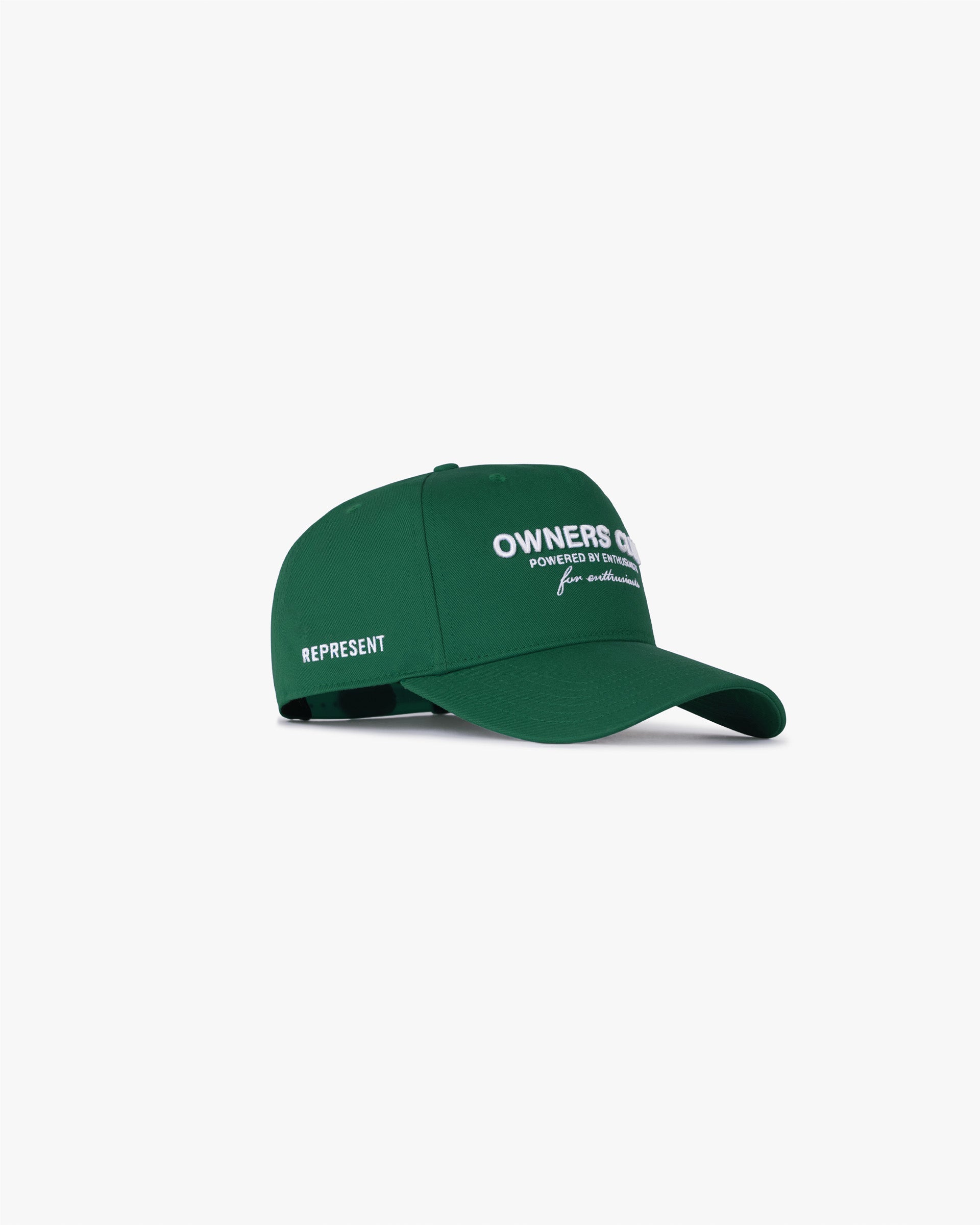 Represent Owners Club Cap - Racing Green Snapback Hat for Men & Women | Stylish Baseball Cap for Casual Wear, Street Fashion & Outdoor Activities