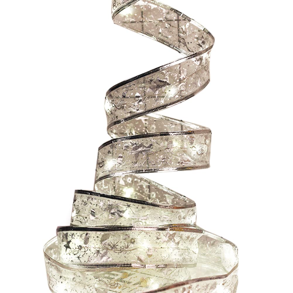 LED Ribbon Christmas Lights - Fairy String Lights for Tree Decor