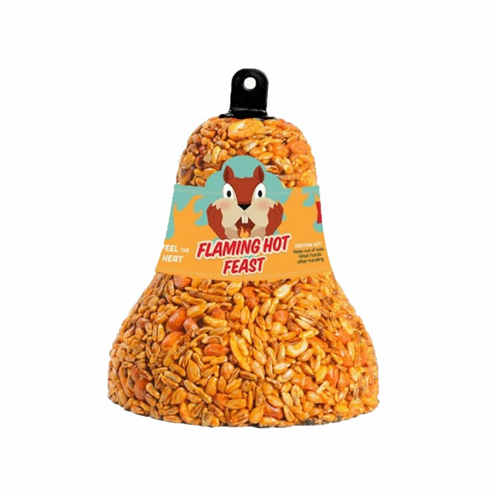 Flaming Hot Feast Bell Set of 3 - Premium Dinner Bells for Outdoor Gatherings, Camping & Farmhouse Decor