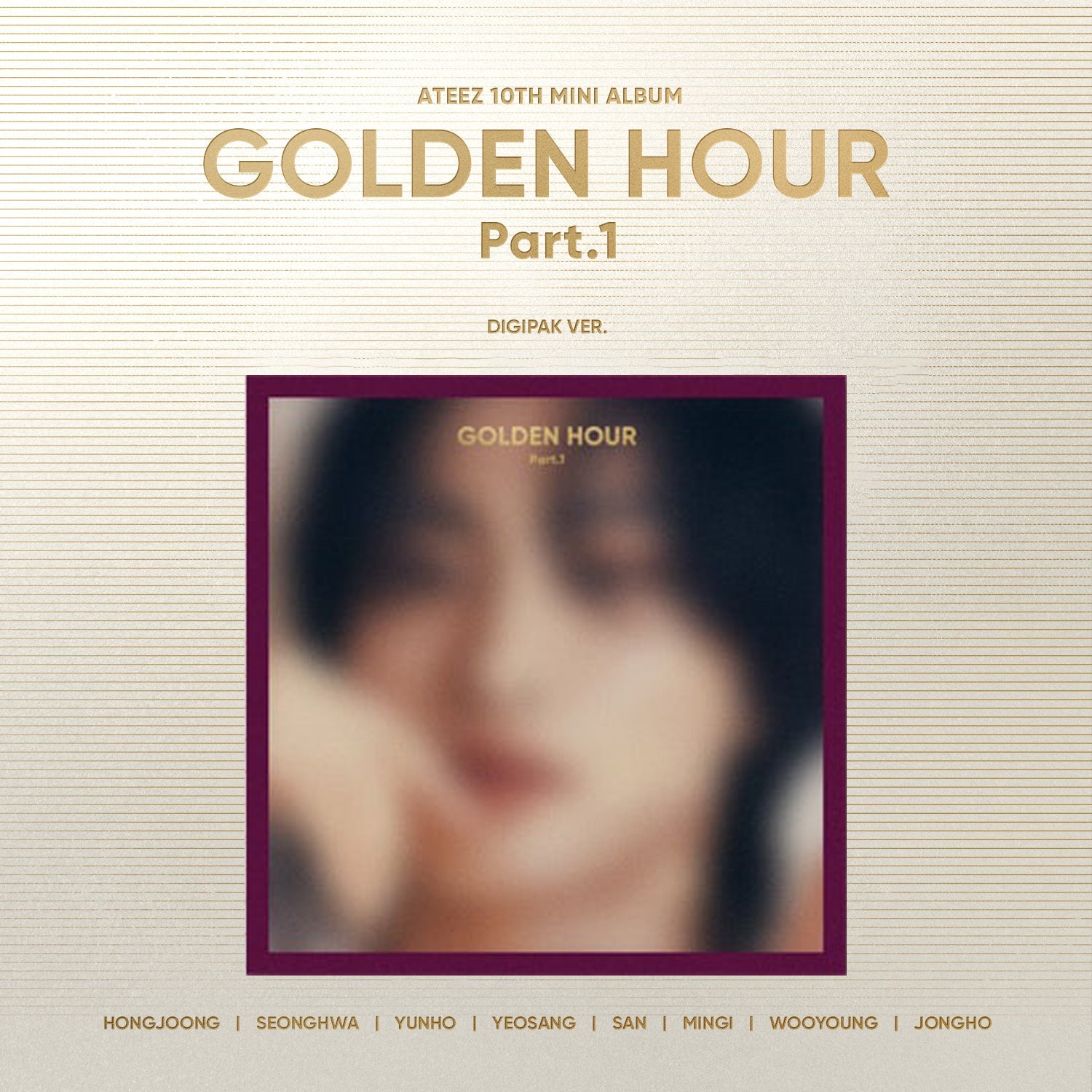 ATEEZ 10th Mini Album 'GOLDEN HOUR : PART.1' (Digipack) - Kpop Music CD for Fans, Collectors & Gift Giving