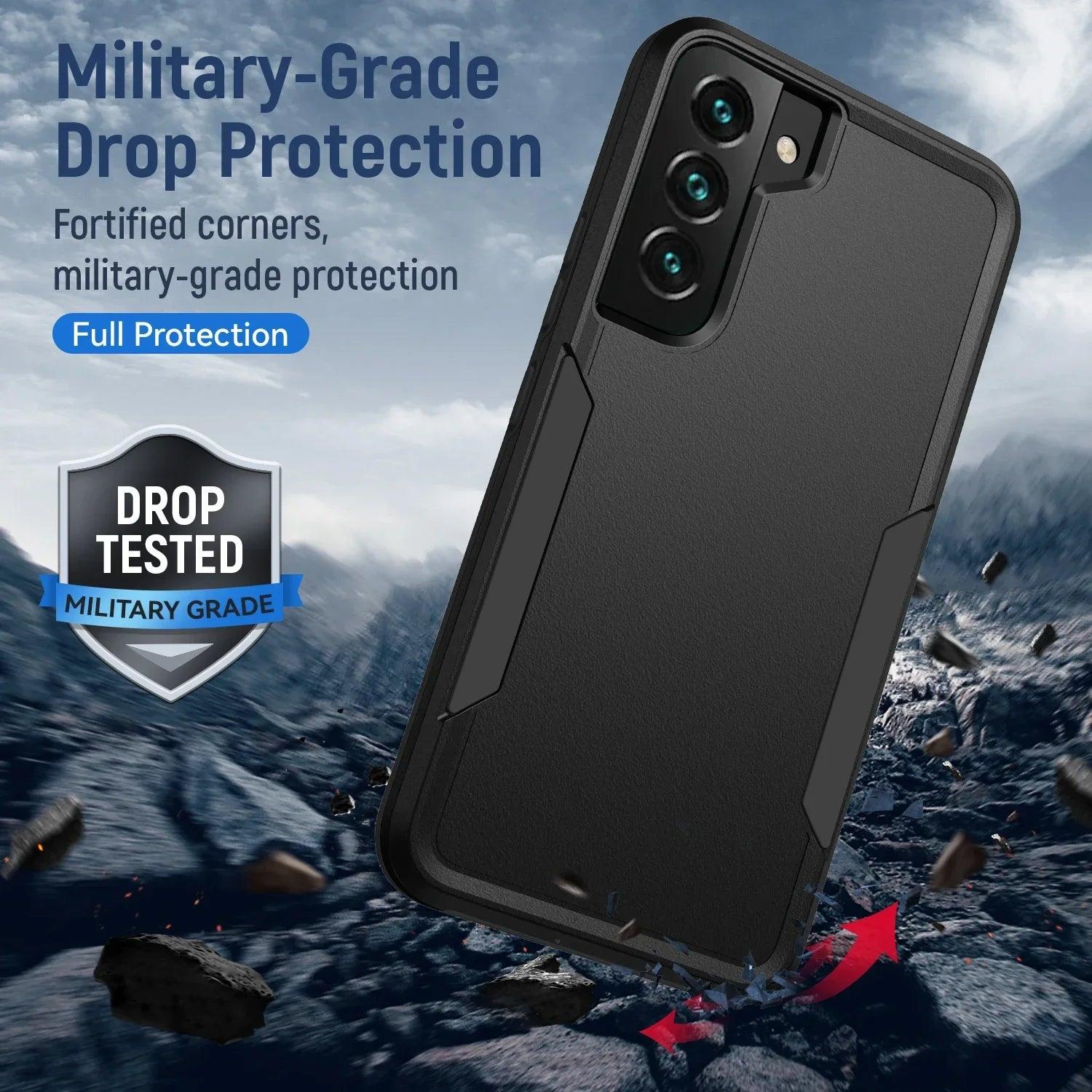 Samsung Galaxy S24 Ultra Shockproof Case - Heavy Duty Protection for Drops & Bumps - Perfect for Outdoor Adventures, Travel & Daily Use