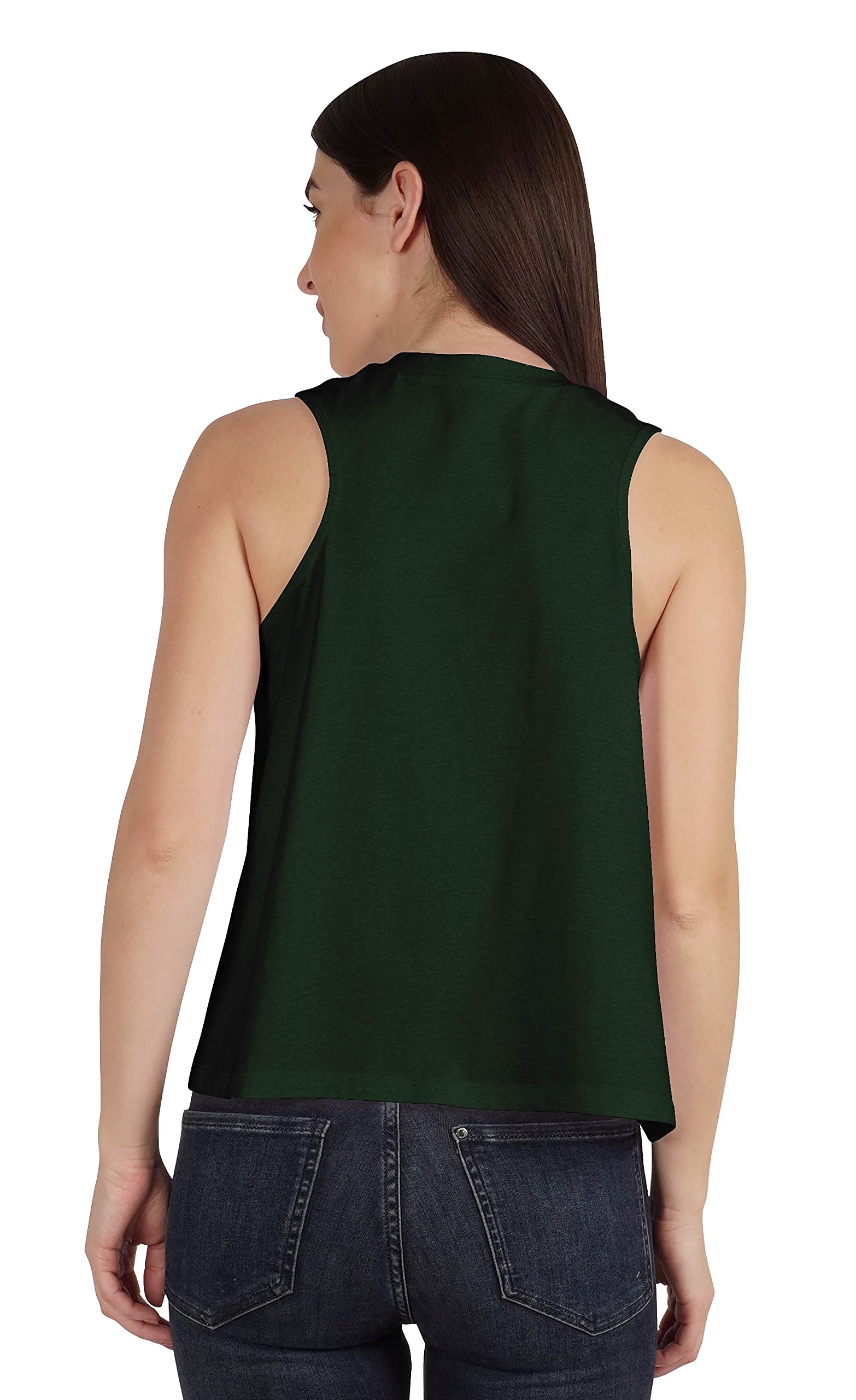 Inkmeso Women's Workout Crop Tops - Flowy Yoga Tank Tops for Gym, Running & Casual Wear | Breathable Summer Athletic Shirts