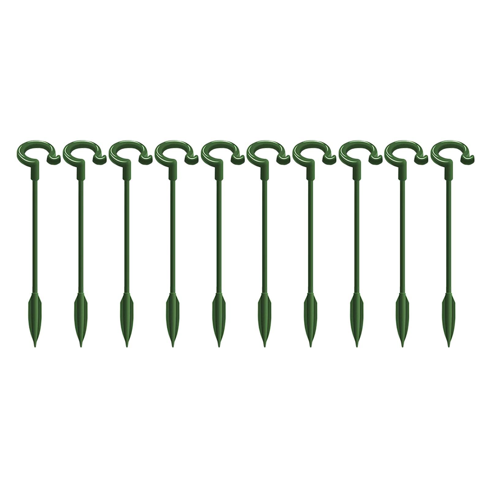 Baoblaze 17cm Plant Support Stakes - Heavy Duty Flower Stand Holder for Succulents, Sunflowers, Phalaenopsis | Indoor & Outdoor Garden Plant Support for Potted Plants, Vines, and Climbing Flowers