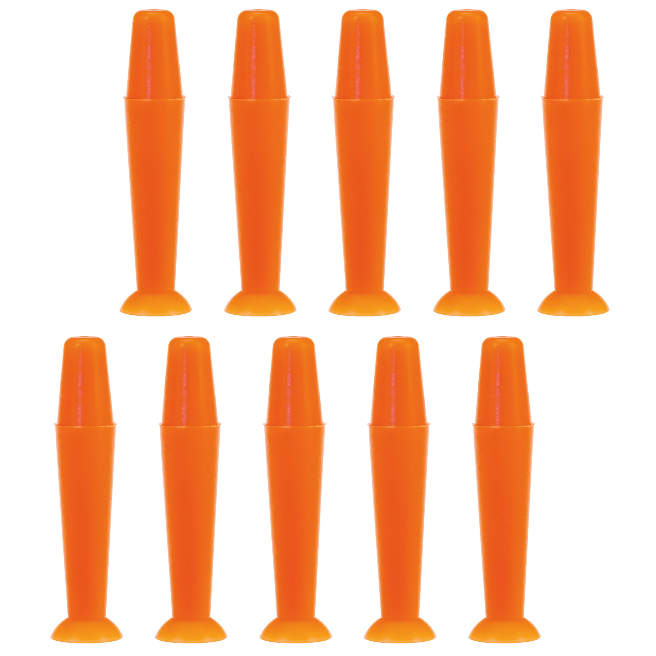 SPORTS WORLD VISION Suction Cup Inserter/Remover for Rigid Contact Lenses & Prosthetic Eyes | Orange | 10-Piece Set | Easy Handling & Safe Application for Daily Eye Care