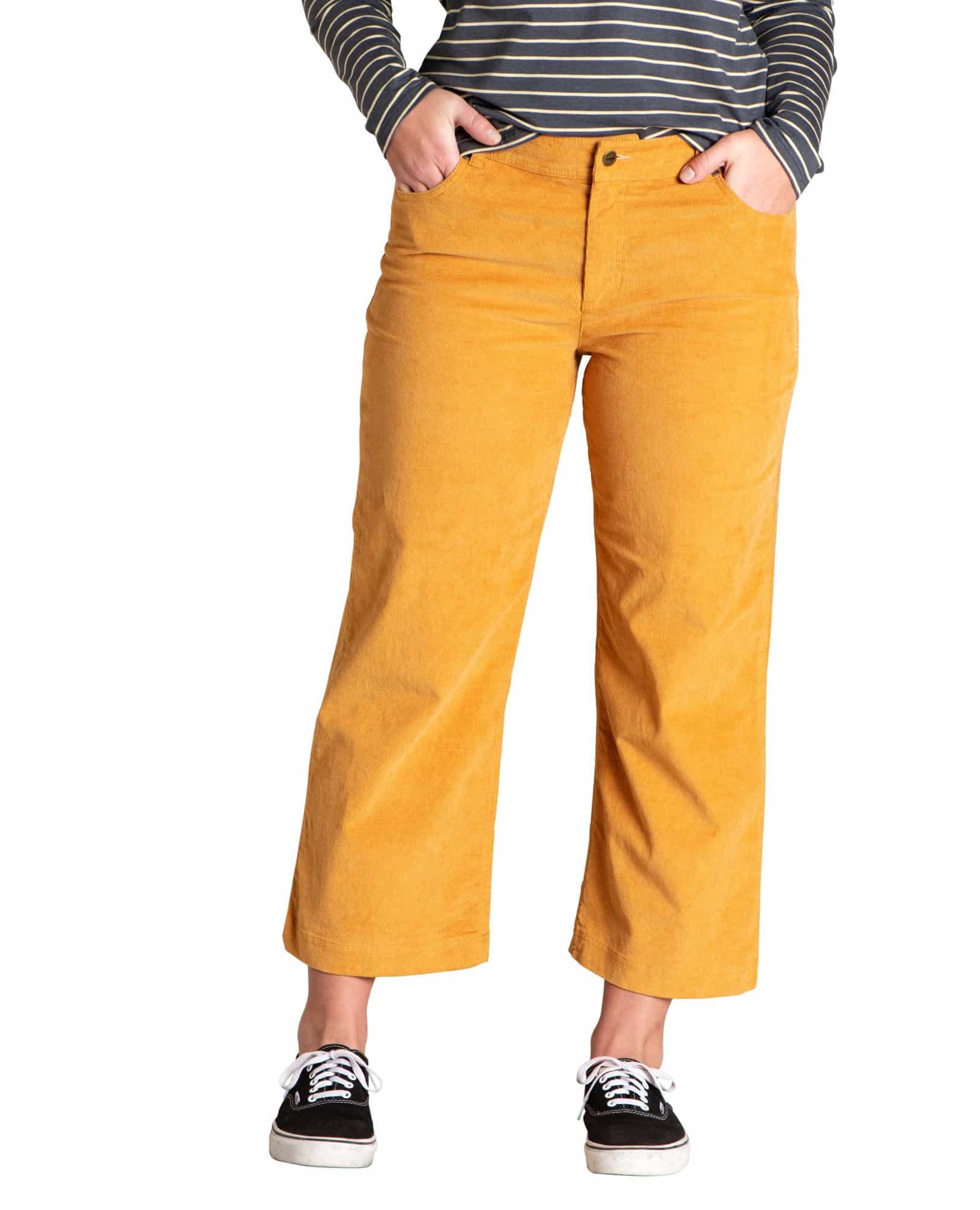 Toad&Co Karuna Cord Wide Leg Pants for Women - Comfortable Corduroy Lounge Pants, Casual & Travel-Friendly Elastic Waist Trousers - Perfect for Yoga, Work from Home & Weekend Outings