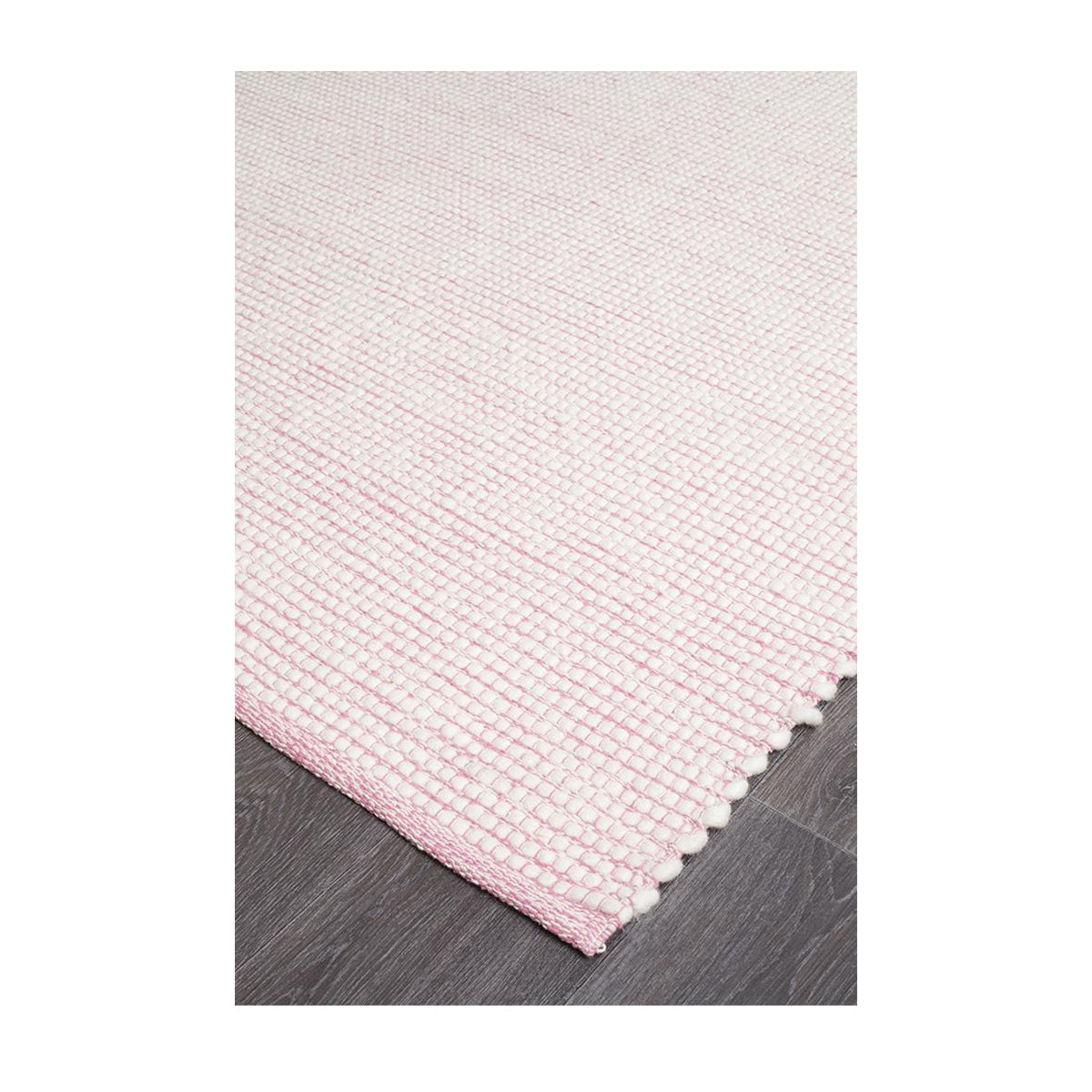 Soft Pink Loft Rug - Modern Boho Area Rug for Living Room, Bedroom & Dorm - Non-Slip Shaggy Carpet - Washable & Durable Home Decor