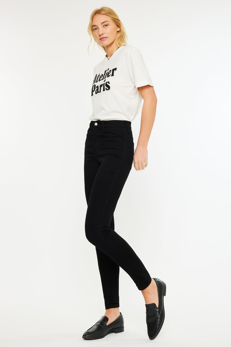 Misa Essentials High Rise Super Skinny Jeans for Women - Stretch Denim Pants, Slim Fit, Comfortable & Trendy - Perfect for Casual Outfits, Date Nights & Everyday Wear