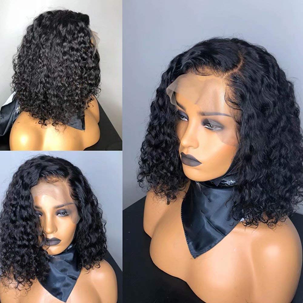 1B/30 Ombre Curly Human Hair Wig 13x6 Lace Front Wig for Black Women - Brazilian Remy Hair with Pre-Plucked Hairline & Baby Hair (150% Density) | Perfect for Daily Wear, Parties & Special Occasions