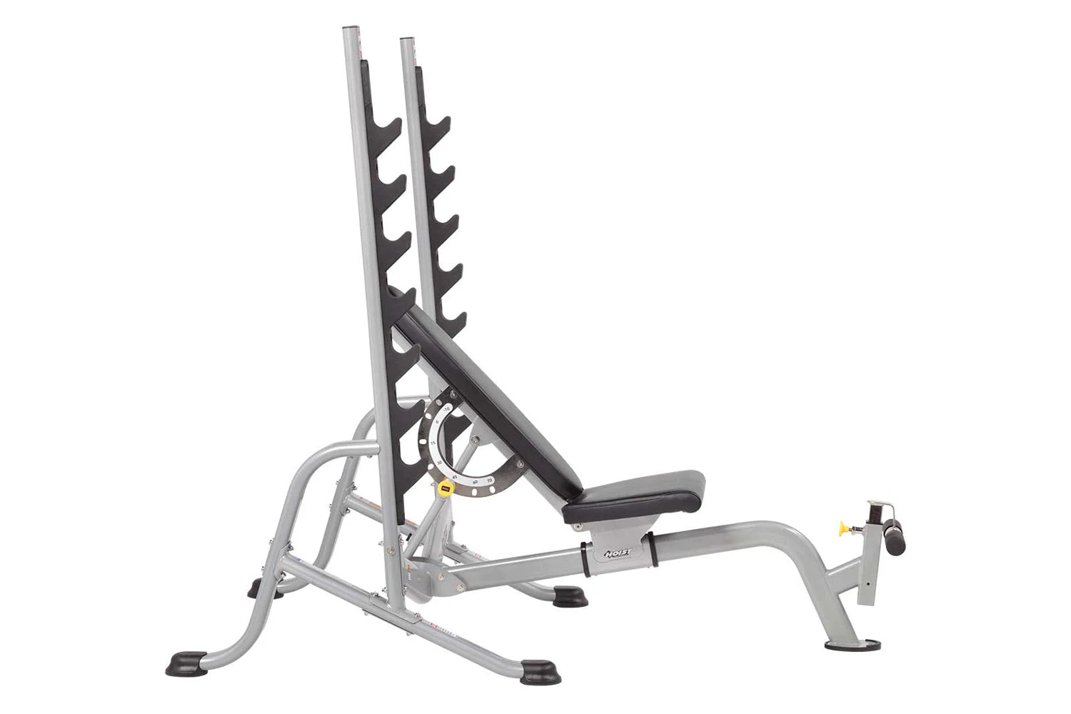 Hoist HF-5170 7-Position Adjustable Olympic Bench Press for Weightlifting & Strength Training - Perfect for Home Gym & Commercial Use