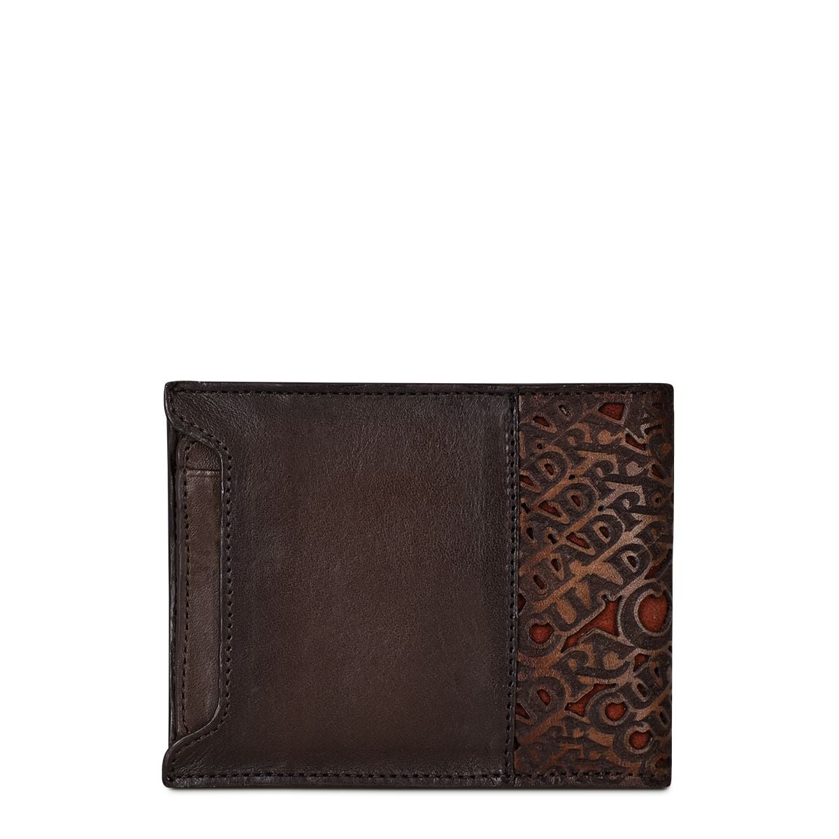 B3033LT Genuine Lizard Leather Bi-Fold Wallet for Men - Stylish Brown Casual Fashion Wallet - Perfect for Everyday Use, Business & Travel