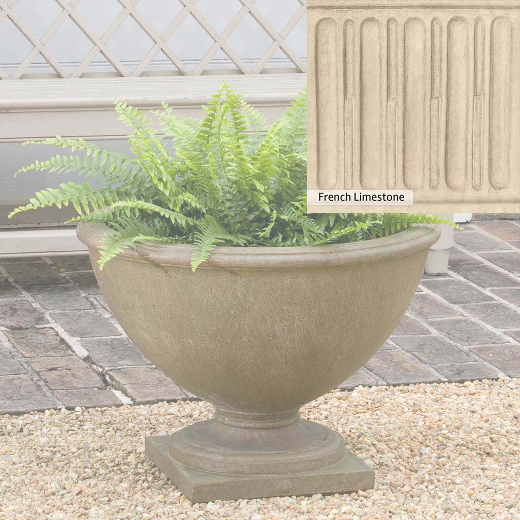 Campania International Williamsburg Basset Hall Urn - Classic Outdoor Garden Planter for Flowers, Plants & Décor | Perfect for Patio, Porch & Landscaping