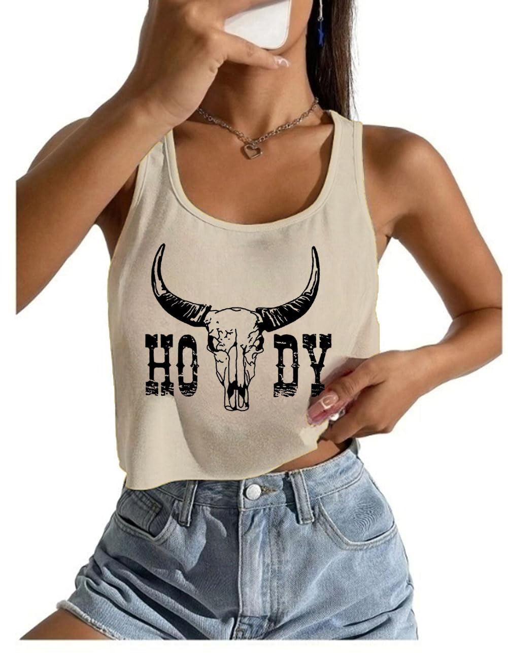 Sexy Women's Crop Tops - Loose Fit Cropped Tank Tops for Teen Girls | Summer Casual Wear, Beach Outfits, Street Style Fashion