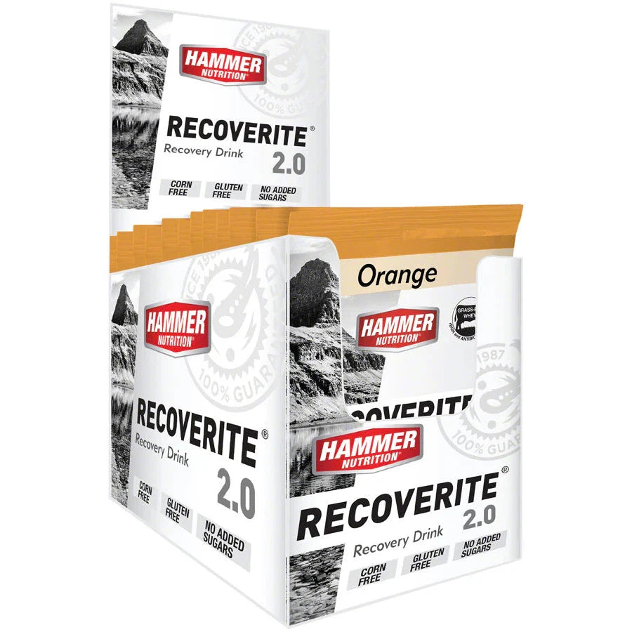 Hammer Nutrition Recoverite 2.0 - Post-Workout Recovery Drink with Fast-Absorbing Carbs & Protein | Ideal for Athletes & Fitness Enthusiasts After Training, Cycling or Running
