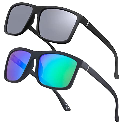 B04 Matte Black/Mercury + Matte Black/Green Mirror
