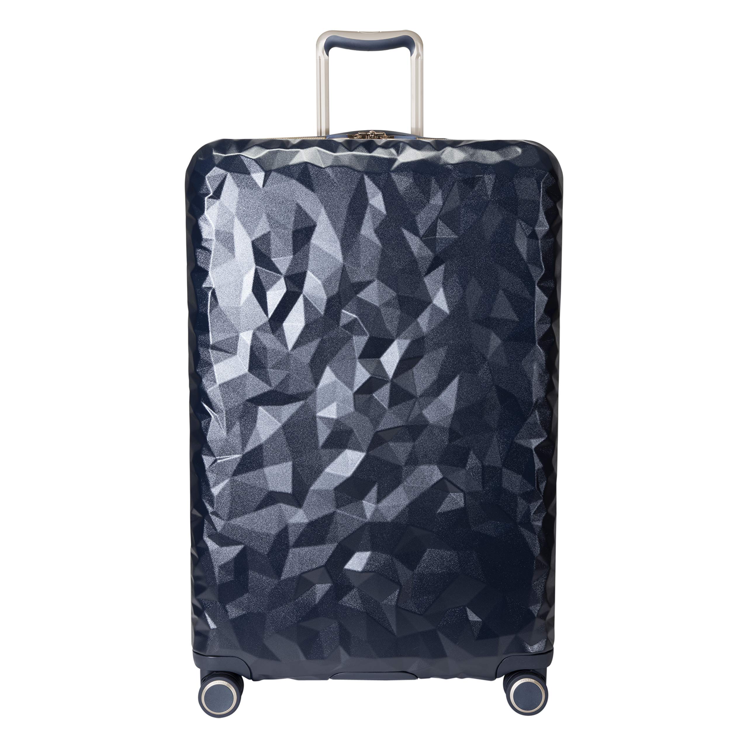 Ricardo Beverly Hills Indio 28-Inch Hardside Luggage - Durable Spinner Suitcase with Compression Strains & Secondary Compartment - Dark Navy - Perfect for International Travel & Check-In Luggage