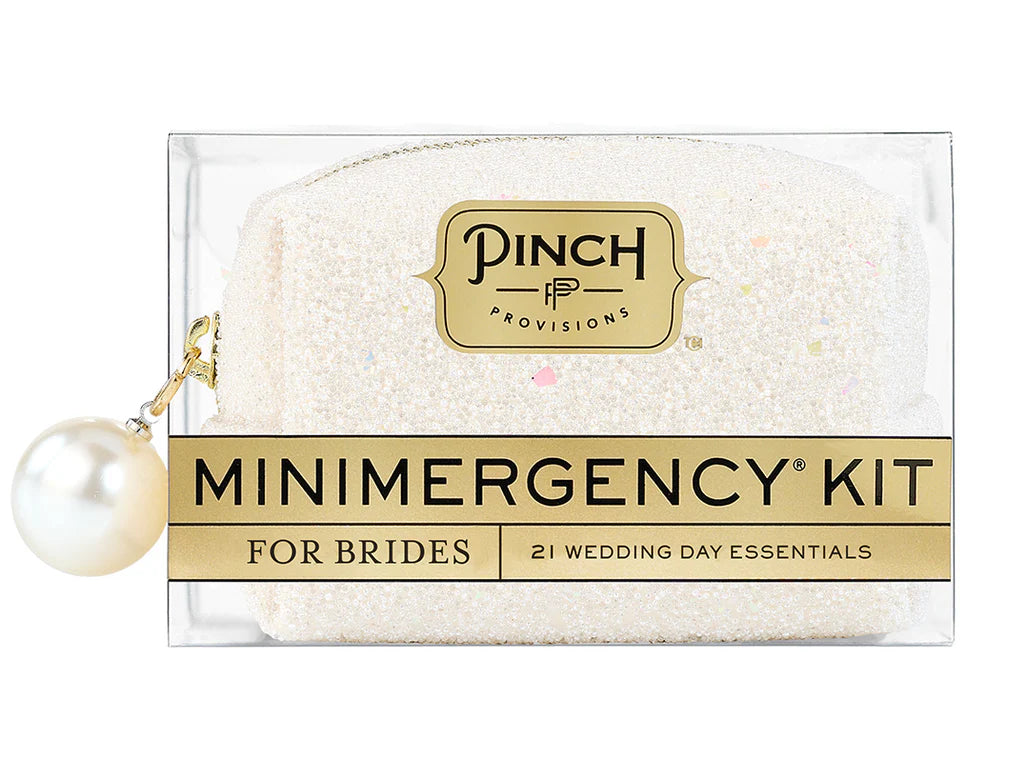 Mini Emergency Kit for Brides - Pearl & Glitter Essentials for Wedding Day Emergencies | Perfect for Bridal Showers, Bachelorette Parties & Last-Minute Fixes