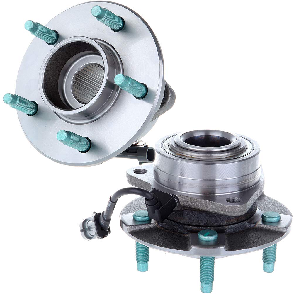 ROADFAR Front Wheel Hub Bearing Assembly - Compatible with 2005-2006 Chevrolet Equinox & Pontiac Torrent - OE 513189 Replacement (2 Pack) - Perfect for Smooth Ride & DIY Car Repairs