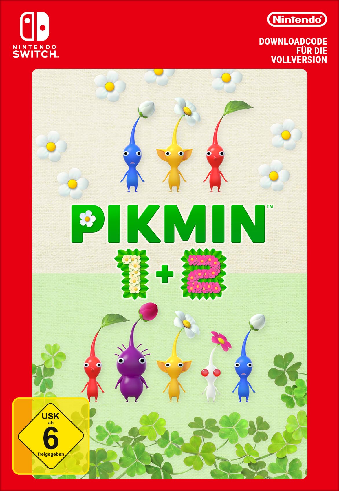 Pikmin 1 & 2 Bundle - Nintendo Switch Digital Download Code | Adventure Strategy Game for Family & Kids | Perfect for Home Entertainment & Travel Gaming
