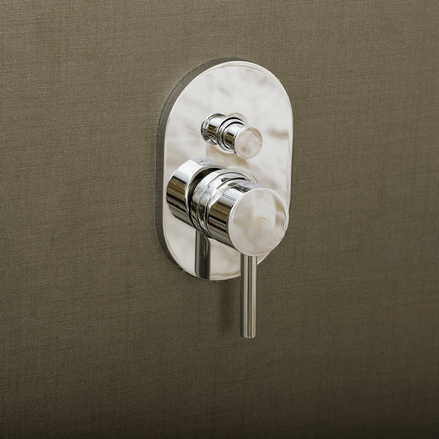 DAX 8308 Oval Shower Single Valve Trim - Solid Brass Body with Chrome Finish for Bathroom & Shower Installation | Perfect for Modern Home Renovation and Luxury Bathroom Upgrades